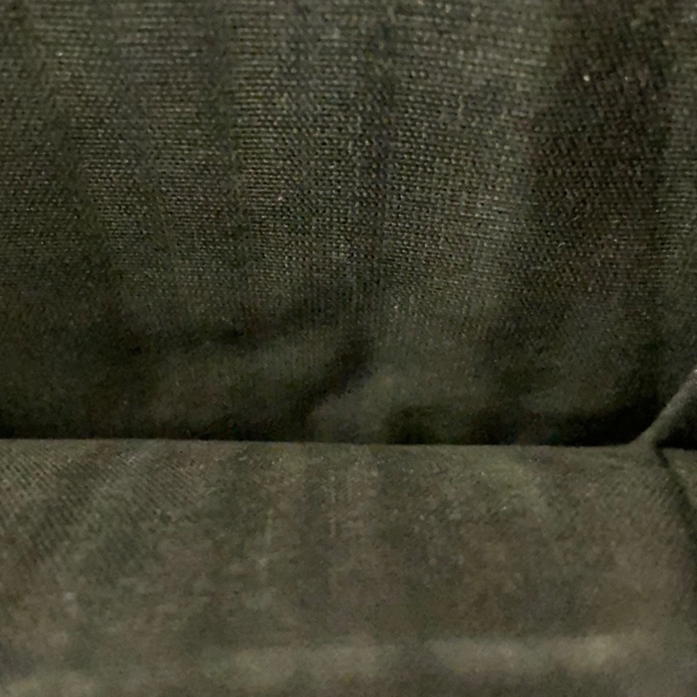 PRADA Authentic Black Nylon &  Leather Wallet w/COA, Unbranded Gunmetal  Chain - Picture 3 of 12